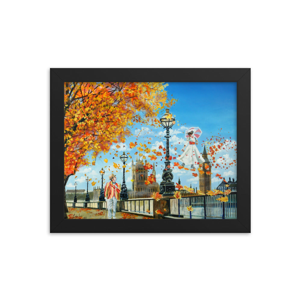 Mary Poppins framed print “Supercalifragilisticexpialidocious”
