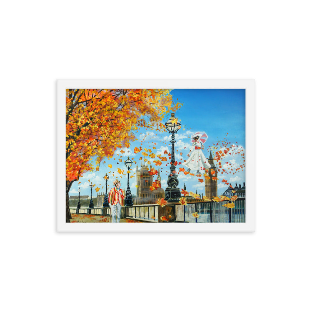 Mary Poppins framed print “Supercalifragilisticexpialidocious”