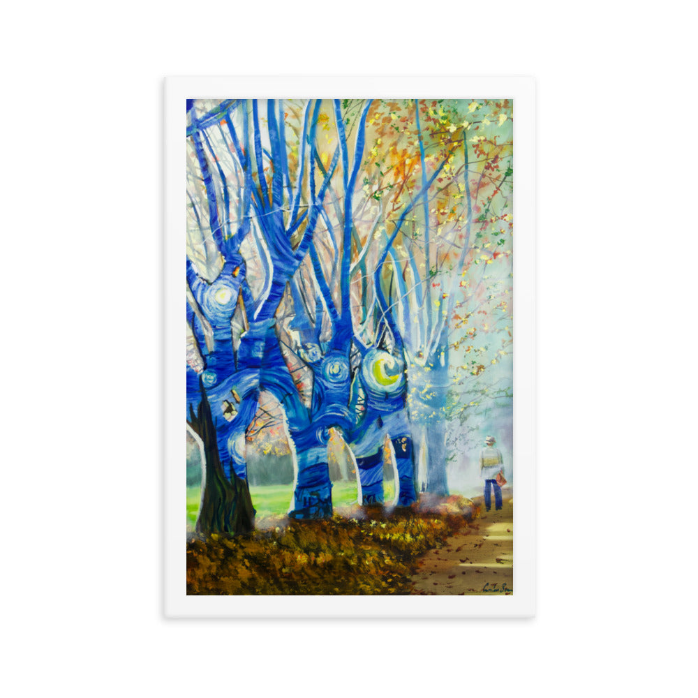 The Travels of Van Gogh framed print