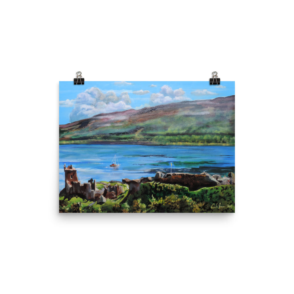 Loch Ness Urquhart Castle print