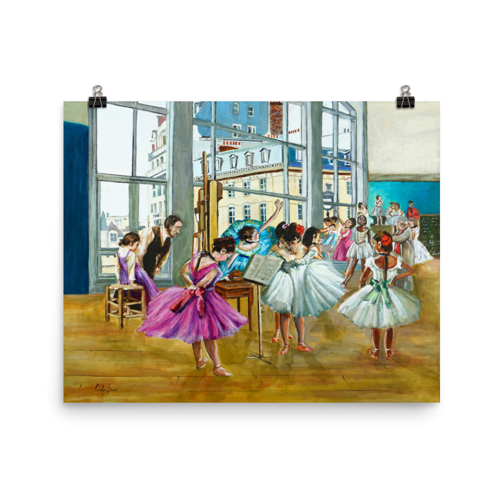 Degas and the Ballerinas fine art print