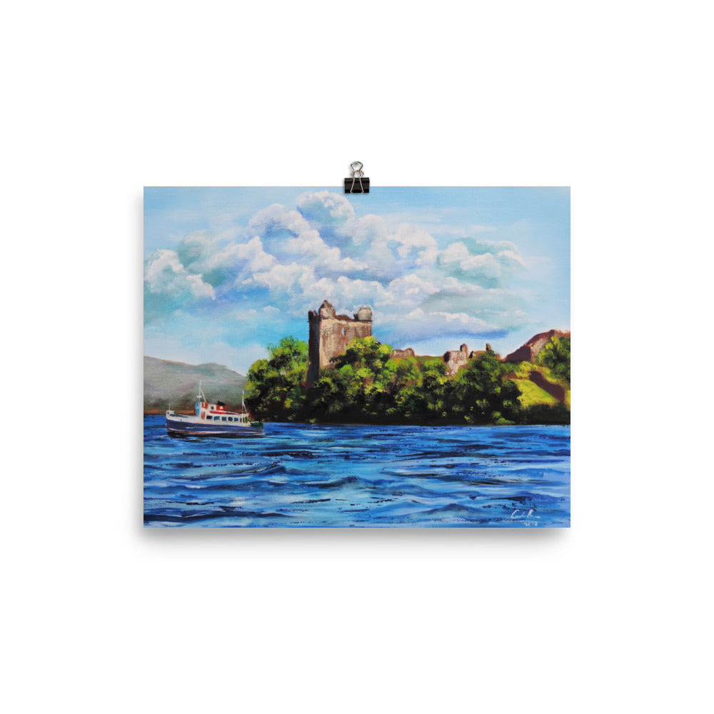 Loch Ness Urquhart Castle print