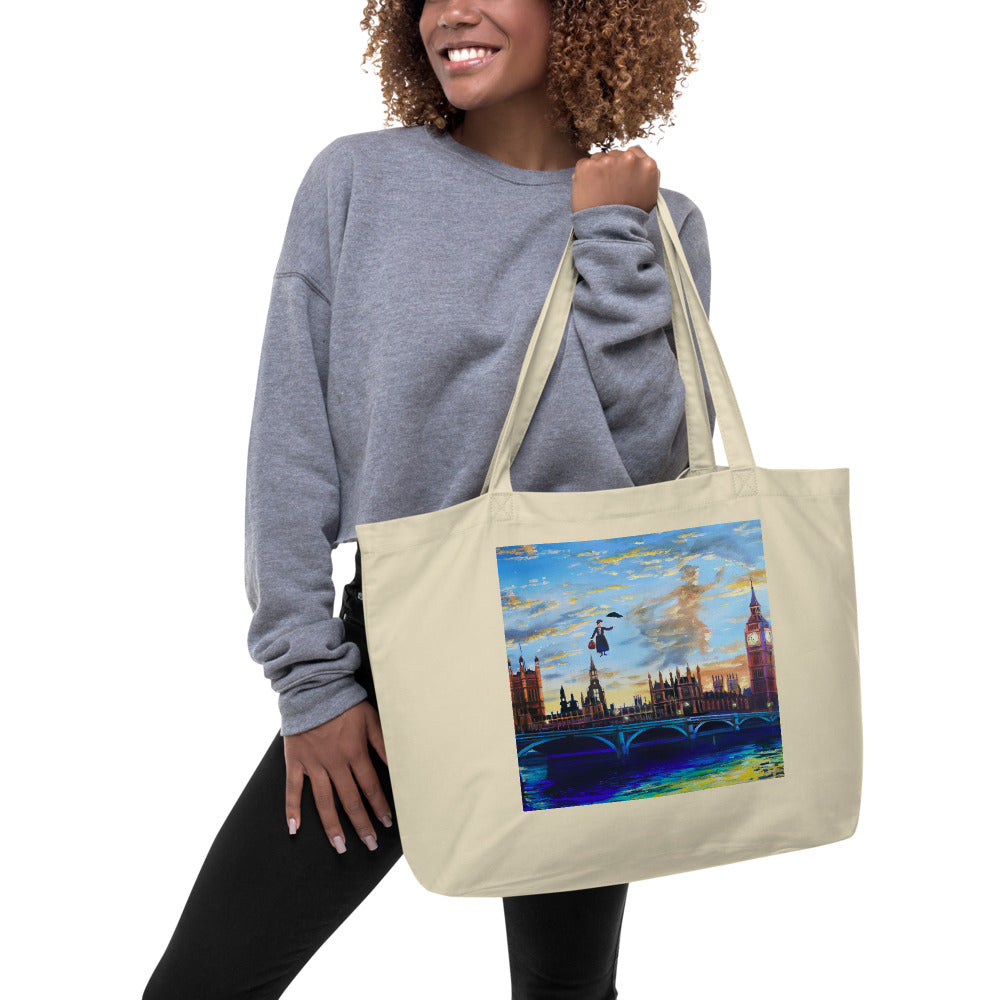 Mary Poppins Large organic tote bag