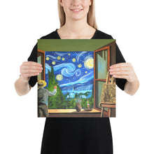 Load image into Gallery viewer, Van Gogh Starry Night print Poster
