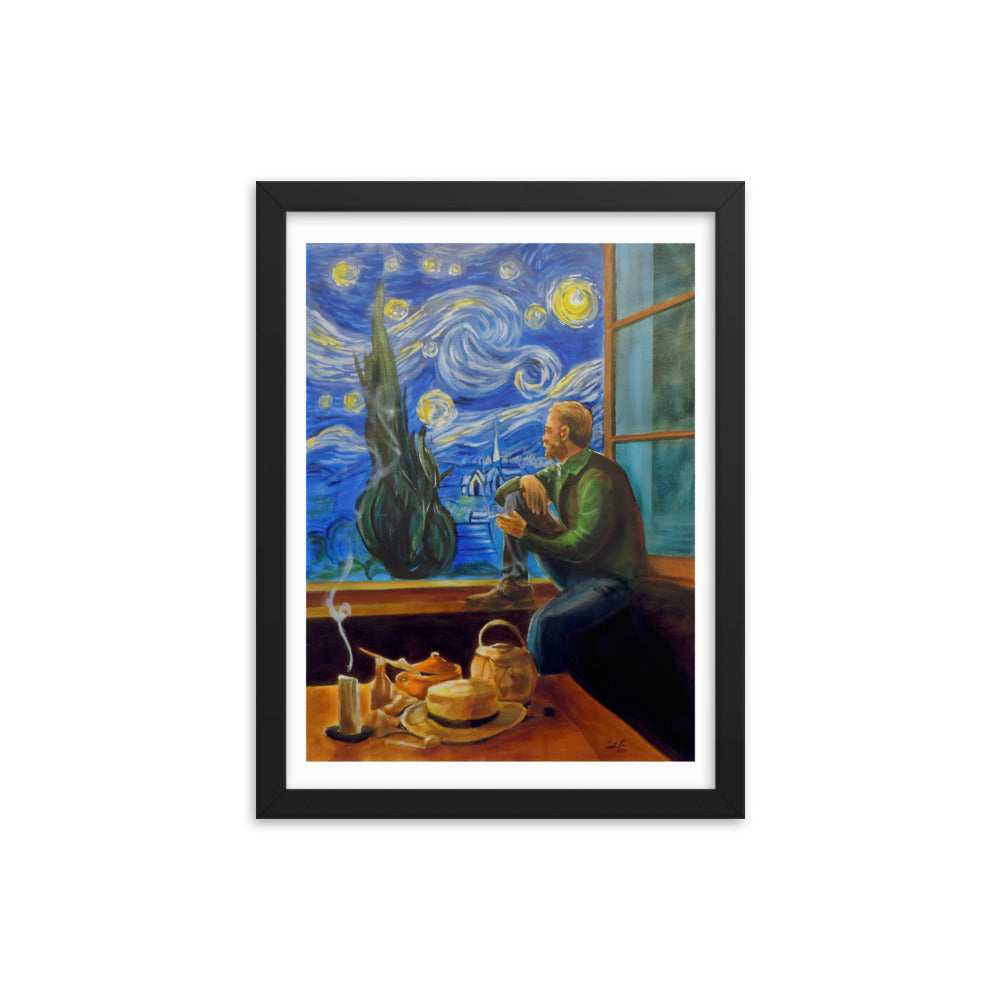 Van Gogh Starry Night print Framed photo paper poster