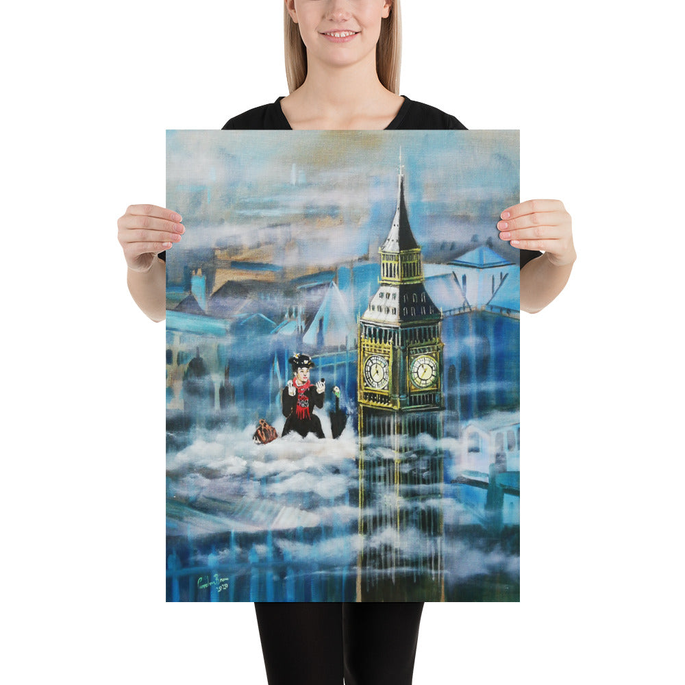 Mary Poppins in London Photo paper poster