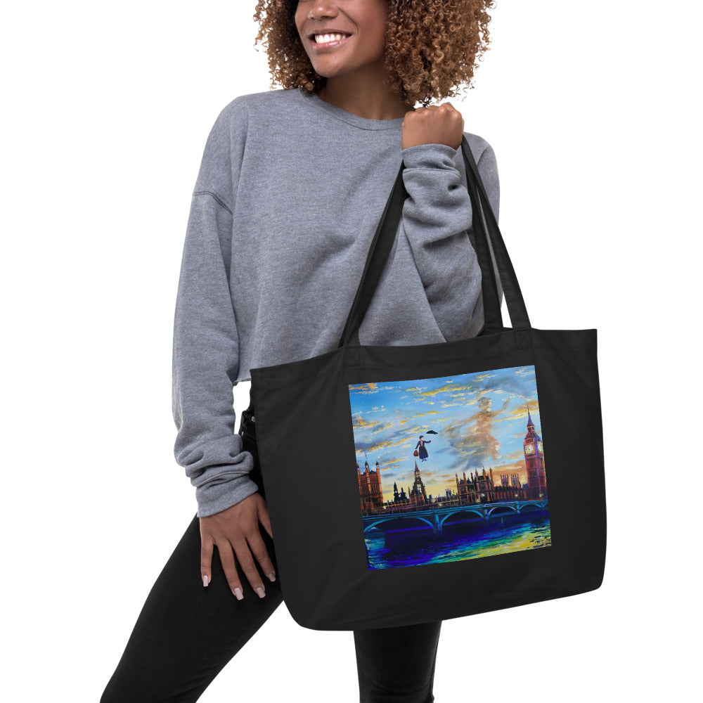 Mary Poppins Large organic tote bag