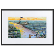 Load image into Gallery viewer, Mary Poppins print, Matte Paper Framed Poster With Mat
