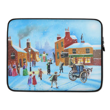 Load image into Gallery viewer, Scrooge and Tiny Tim Laptop Sleeve
