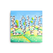 Load image into Gallery viewer, Sheep Love folk art Canvas
