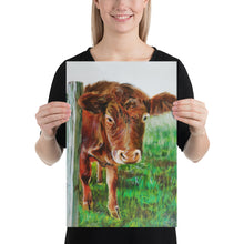 Load image into Gallery viewer, Cow print, taken from original painting
