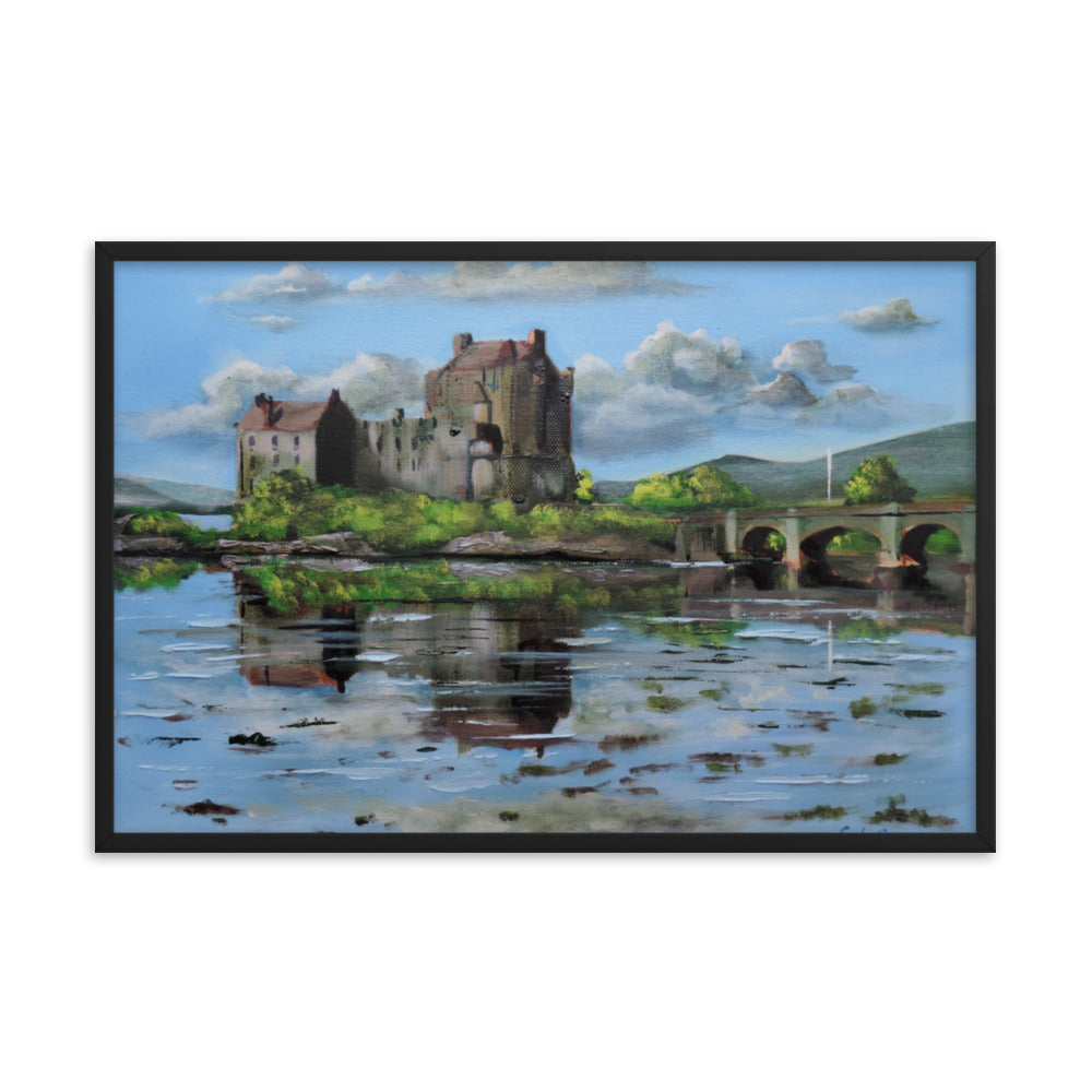 Eilean Donan Castle Scottish art Framed art print