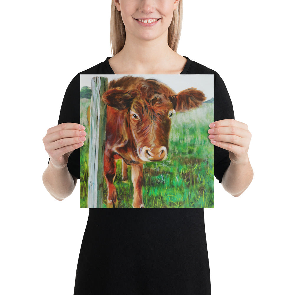 Cow print, taken from original painting