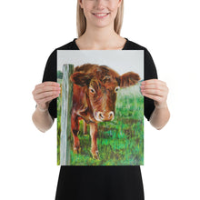 Load image into Gallery viewer, Cow print, taken from original painting
