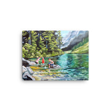 Load image into Gallery viewer, Paper boats on the water Canvas
