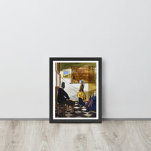 Load image into Gallery viewer, Vermeer’s new model Framed print
