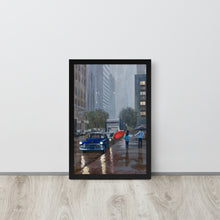 Load image into Gallery viewer, New York rain Framed photo paper print
