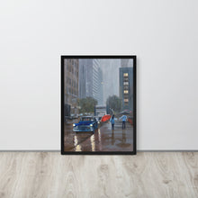 Load image into Gallery viewer, New York rain Framed photo paper print
