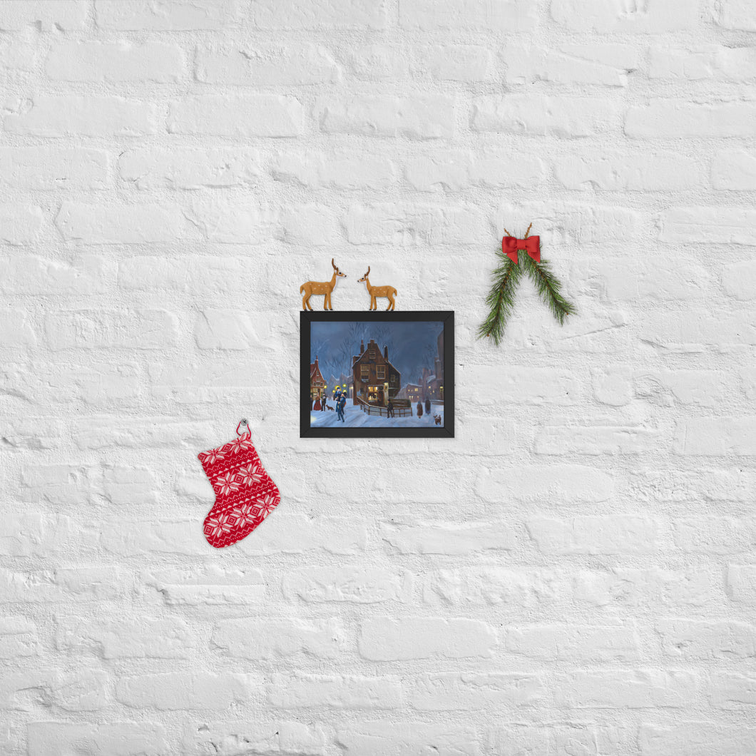Scrooge, Christmas Framed print