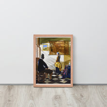Load image into Gallery viewer, Vermeer’s new model Framed print
