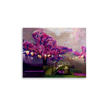 Load image into Gallery viewer, Sakura, the Geisha and the Cherry Blossoms print
