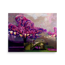 Load image into Gallery viewer, Sakura, the Geisha and the Cherry Blossoms print
