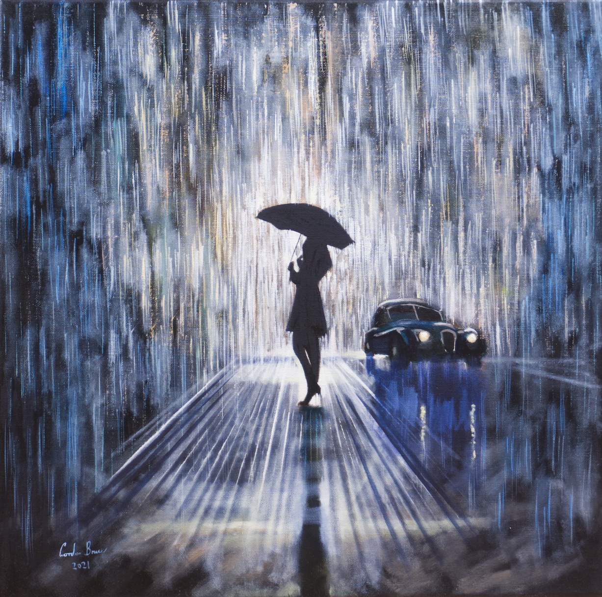 Woman in the Rain