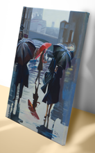 Load image into Gallery viewer, Red Umbrella original painting
