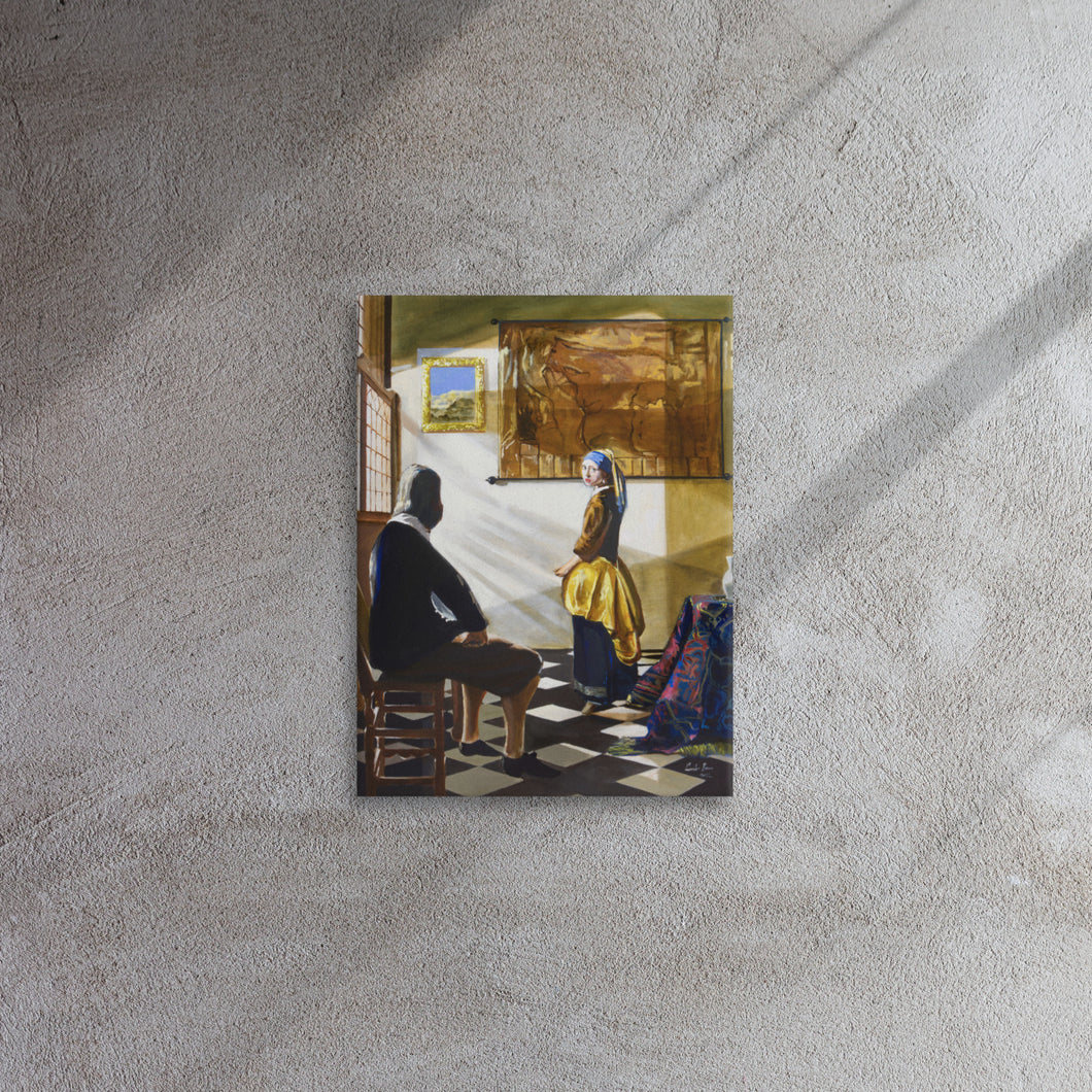 Vermeer’s new model Thin canvas